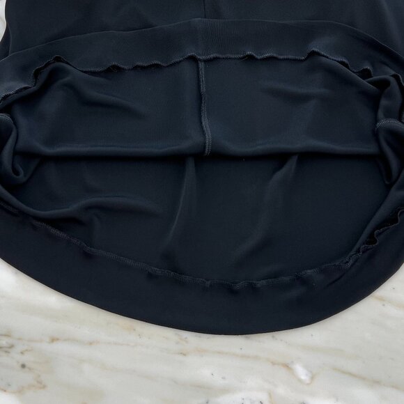 EMILIO PUCCI BLACK FAUX WRAP GOLD BUCKLE DRESS MODEL 36RH41 SIZE IT 40 / US 6 - Picture 17 of 17